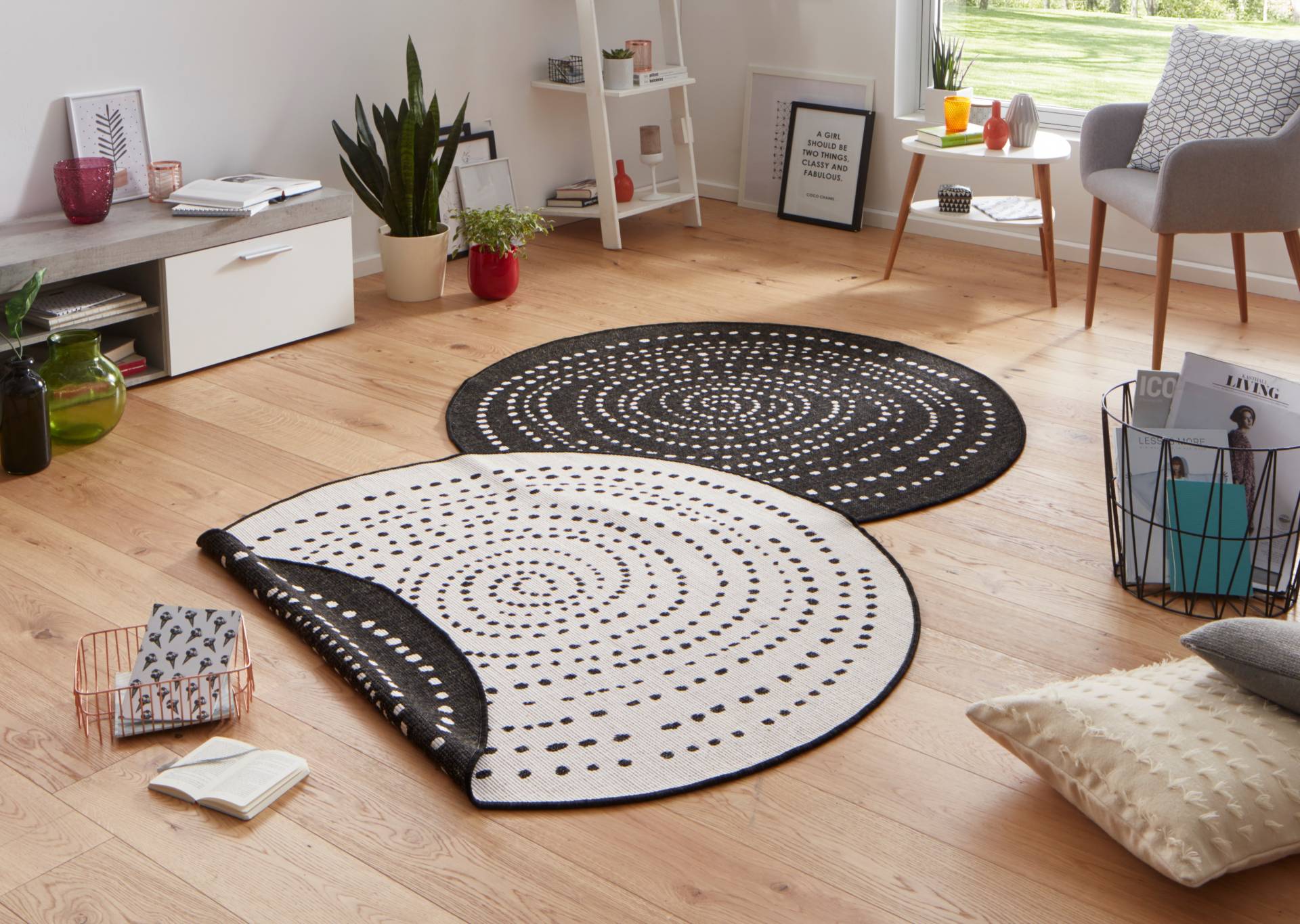 NORTHRUGS Teppich »Bali«, rund, 5 mm Höhe, In-& Outdoor, Wetterfest, Balkon, Garten, Wohnzimmer, Wasserfest NORTHRUGS Teppich »Bali«, rund, 5 mm Höhe, In-& Outdoor, Wetterfest, Balkon, Garten, Wohnzimmer, Wasserfest von NORTHRUGS