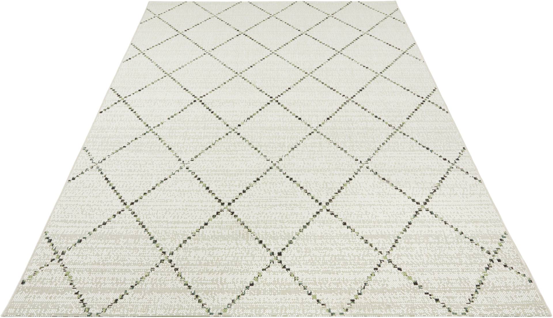 NORTHRUGS Teppich »Balos«, rechteckig, 8 mm Höhe, In/-Outdoor geeignet, Raute Design, Robust, Pflegeleicht, Flachgewebe NORTHRUGS Teppich »Balos«, rechteckig, 8 mm Höhe, In/-Outdoor geeignet, Raute Design, Robust, Pflegeleicht, Flachgewebe von NORTHRUGS