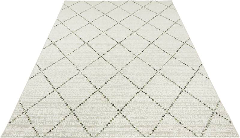 NORTHRUGS Teppich »Balos«, rechteckig, In/-Outdoor geeignet, Raute Design, Robust, Pflegeleicht, Flachgewebe von NORTHRUGS