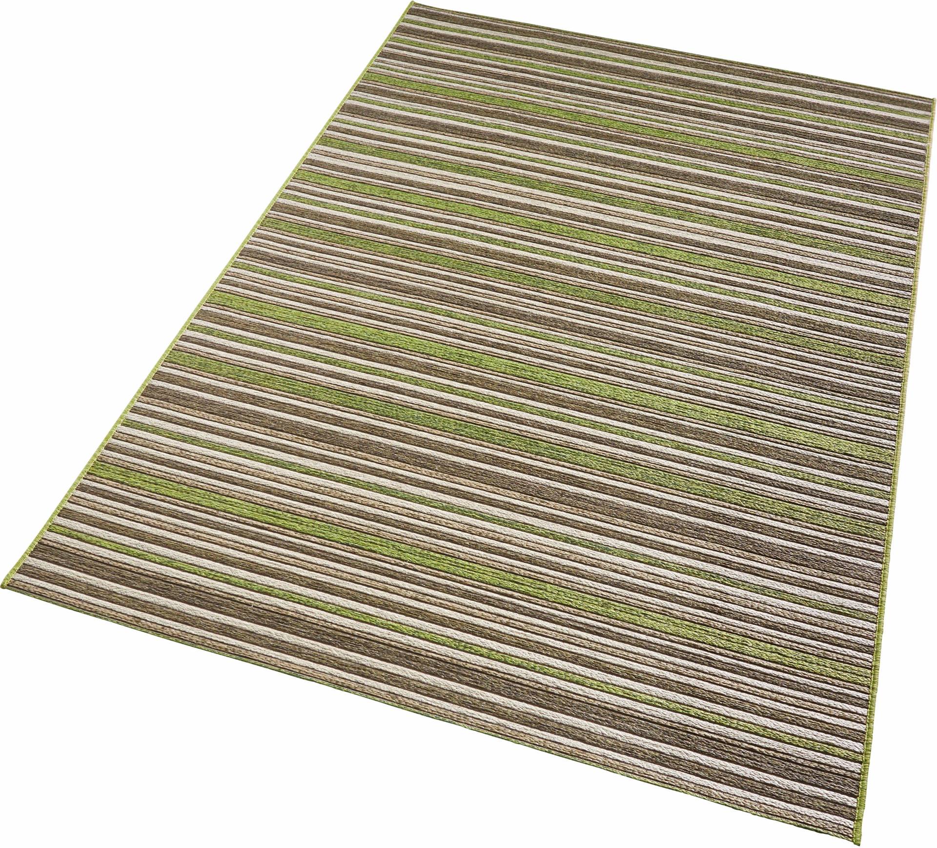 NORTHRUGS Teppich »Bamboo«, rechteckig, 7 mm Höhe, In-und Outdoor geeignet, Strapazierfähig und pflegeleicht, Flachgewebe von NORTHRUGS