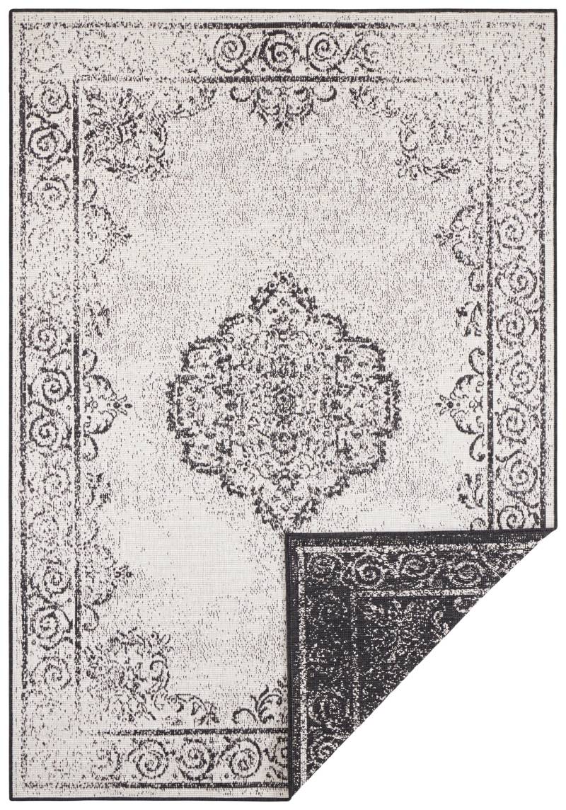 NORTHRUGS Teppich »CEBU Wendeteppich«, rechteckig, 5 mm Höhe, In-& Outdoor, Wetterfest, Balkon, Wohnzimmer, Wasserfest, Orientalisch von NORTHRUGS