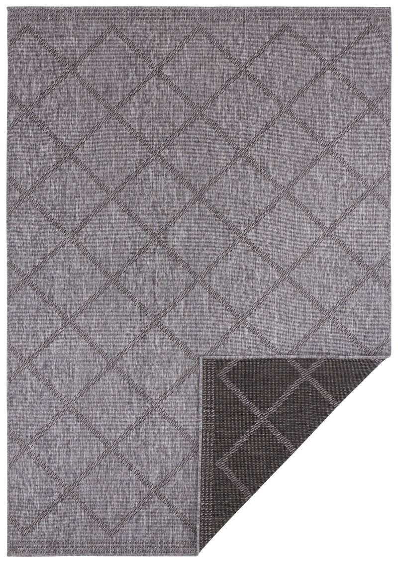 NORTHRUGS Teppich »Corsica Wendeteppich«, rechteckig, 5 mm Höhe, In-& Outdoor, Wetterfest, Balkon, Läufer, Wohnzimmer, Wasserfest von NORTHRUGS