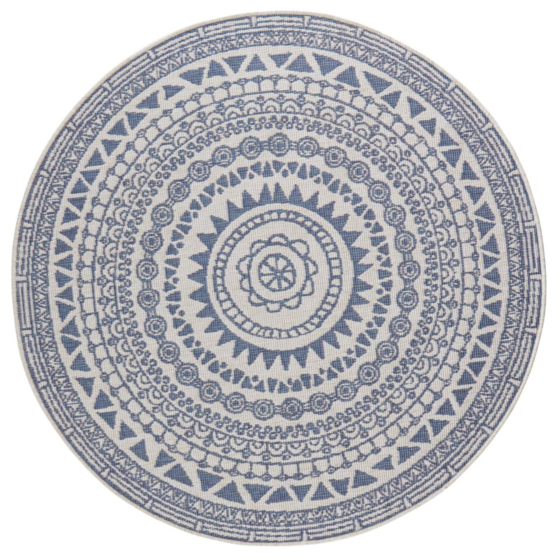NORTHRUGS Teppich »Coron«, rund, 5 mm Höhe, In-& Outdoor, Wetterfest, Balkon, Garten, Wohnzimmer, Wasserfest NORTHRUGS Teppich »Coron«, rund, 5 mm Höhe, In-& Outdoor, Wetterfest, Balkon, Garten, Wohnzimmer, Wasserfest von NORTHRUGS