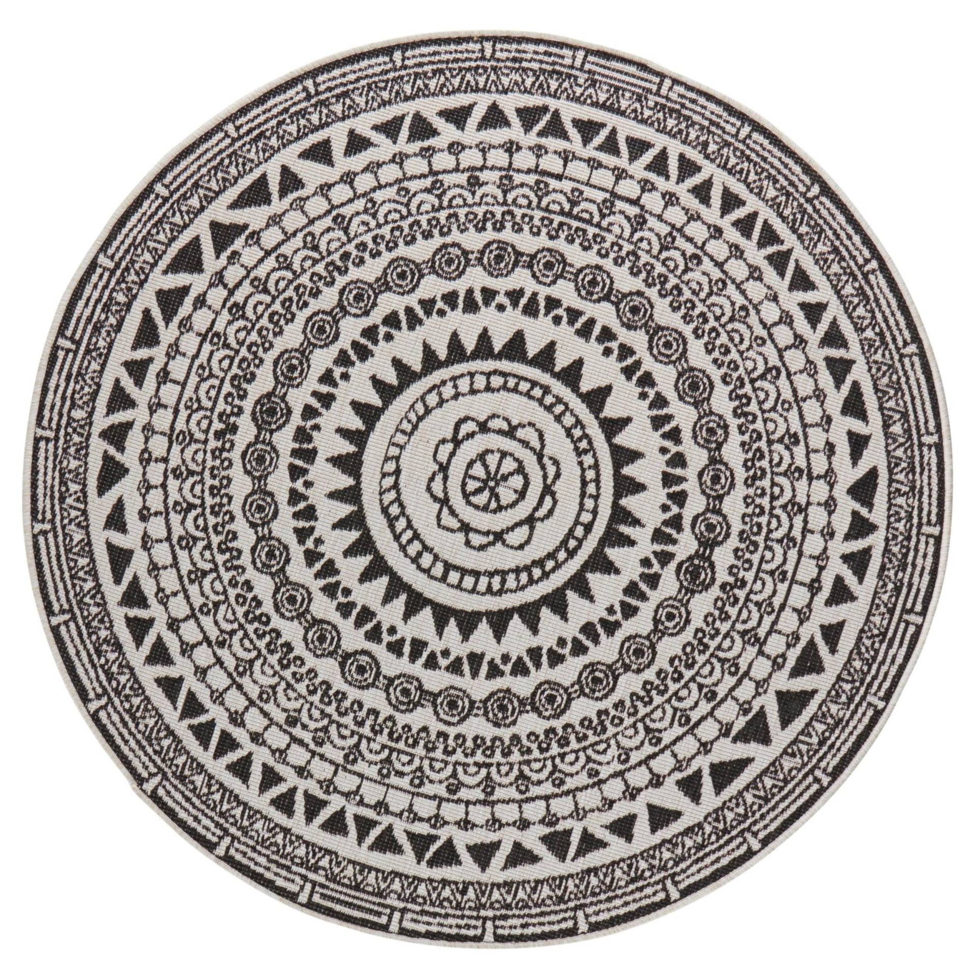 NORTHRUGS Teppich »Coron«, rund, 5 mm Höhe, In-& Outdoor, Wetterfest, Balkon, Garten, Wohnzimmer, Wasserfest NORTHRUGS Teppich »Coron«, rund, 5 mm Höhe, In-& Outdoor, Wetterfest, Balkon, Garten, Wohnzimmer, Wasserfest von NORTHRUGS