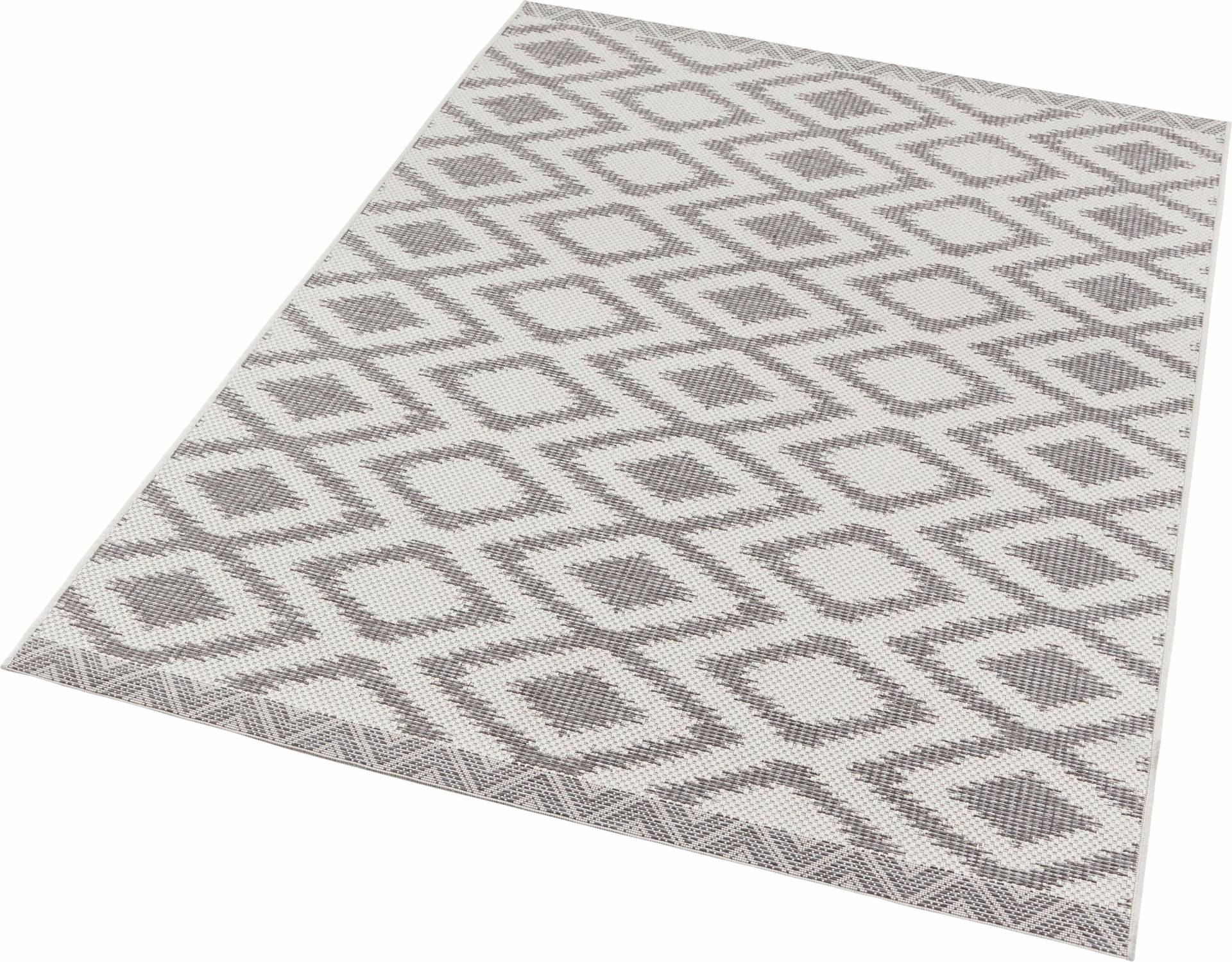 NORTHRUGS Teppich »Isle«, rechteckig, 4 mm Höhe, In-und Outdoor geeignet, Strapazierfähig und pflegeleicht, Flachgewebe von NORTHRUGS