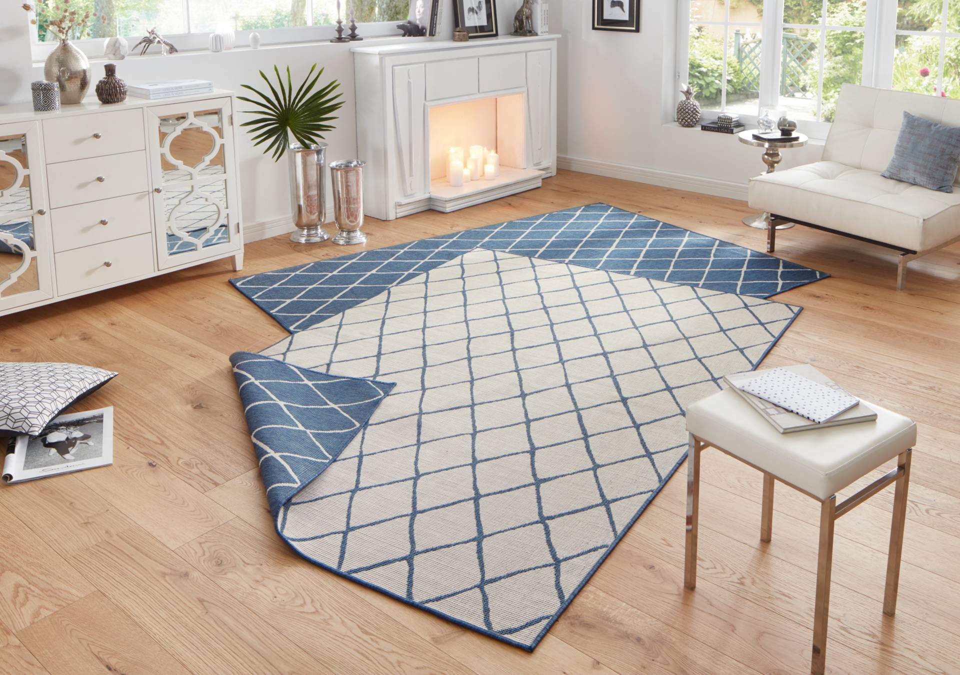 NORTHRUGS Teppich »Malaga Wendeteppich«, rechteckig, 5 mm Höhe, In-& Outdoor, Wetterfest, Balkon, Läufer, Wohnzimmer, Wasserfest NORTHRUGS Teppich »Malaga Wendeteppich«, rechteckig, 5 mm Höhe, In-& Outdoor, Wetterfest, Balkon, Läufer, Wohnzimmer, Wasserfest von NORTHRUGS