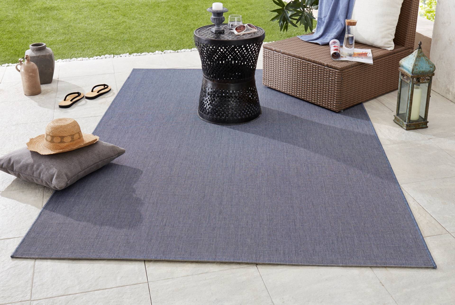 NORTHRUGS Teppich »Match«, rechteckig, In-& Outdoor, Kurzflor, Teppich, Modern, Unifarben, Wohnzimmer, Balkon von NORTHRUGS