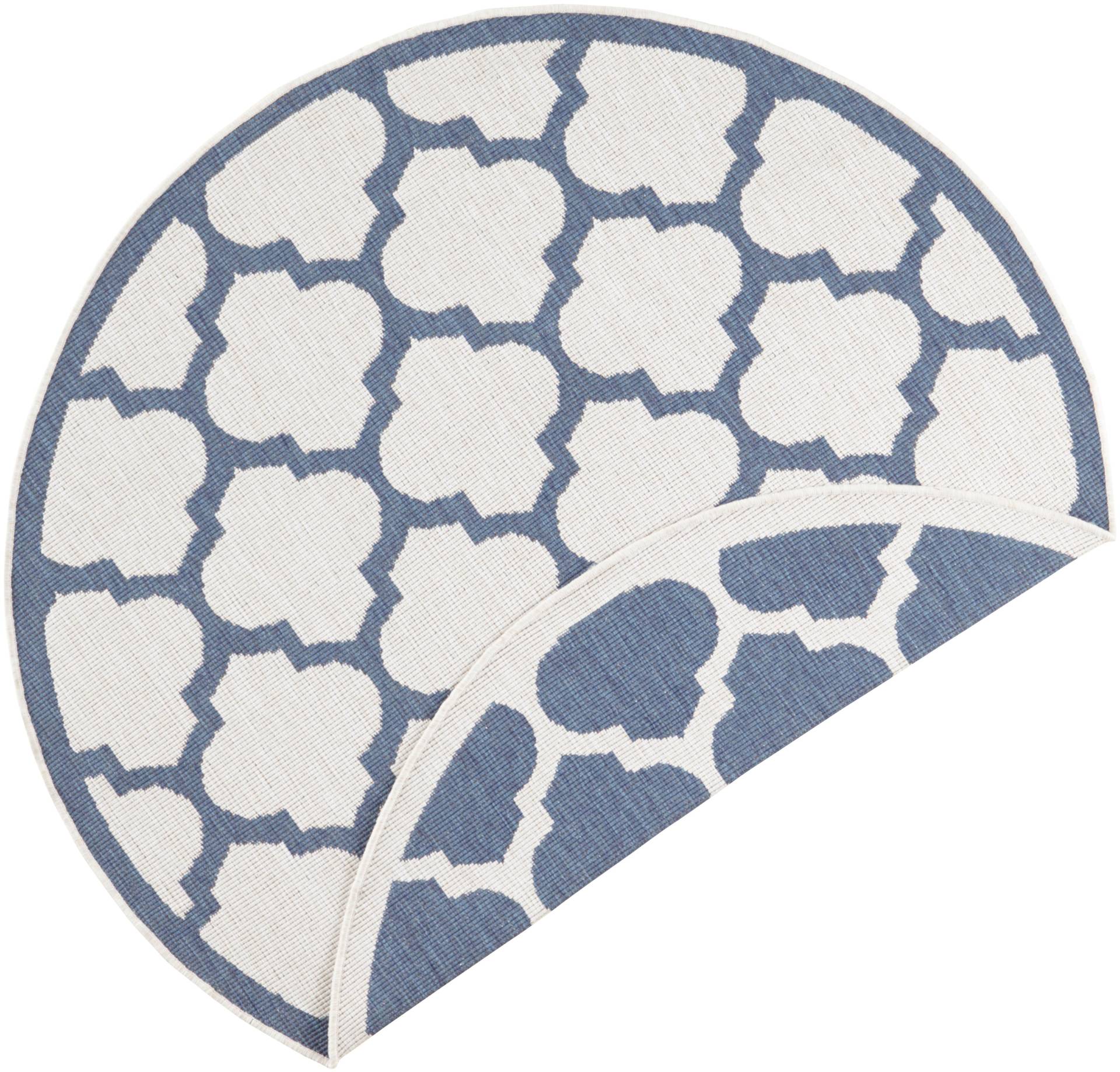 NORTHRUGS Teppich »Palermo«, rund, 5 mm Höhe, In-und Outdoor geeignet, Robust, Pflegeleicht, Flachgewebe, Wendbar NORTHRUGS Teppich »Palermo«, rund, 5 mm Höhe, In-und Outdoor geeignet, Robust, Pflegeleicht, Flachgewebe, Wendbar von NORTHRUGS