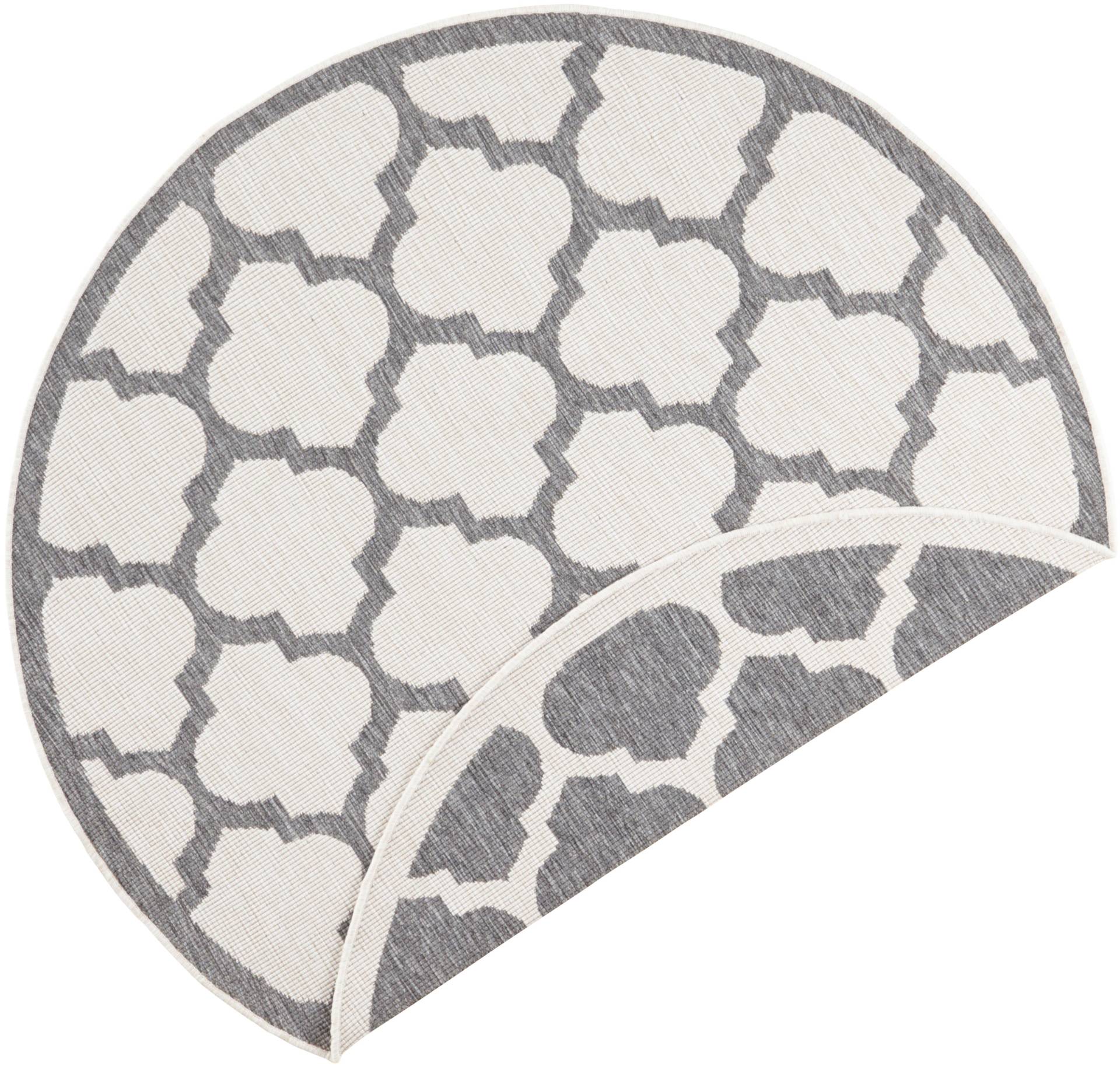 NORTHRUGS Teppich »Palermo«, rund, 5 mm Höhe, In-und Outdoor geeignet, Robust, Pflegeleicht, Flachgewebe, Wendbar NORTHRUGS Teppich »Palermo«, rund, 5 mm Höhe, In-und Outdoor geeignet, Robust, Pflegeleicht, Flachgewebe, Wendbar von NORTHRUGS