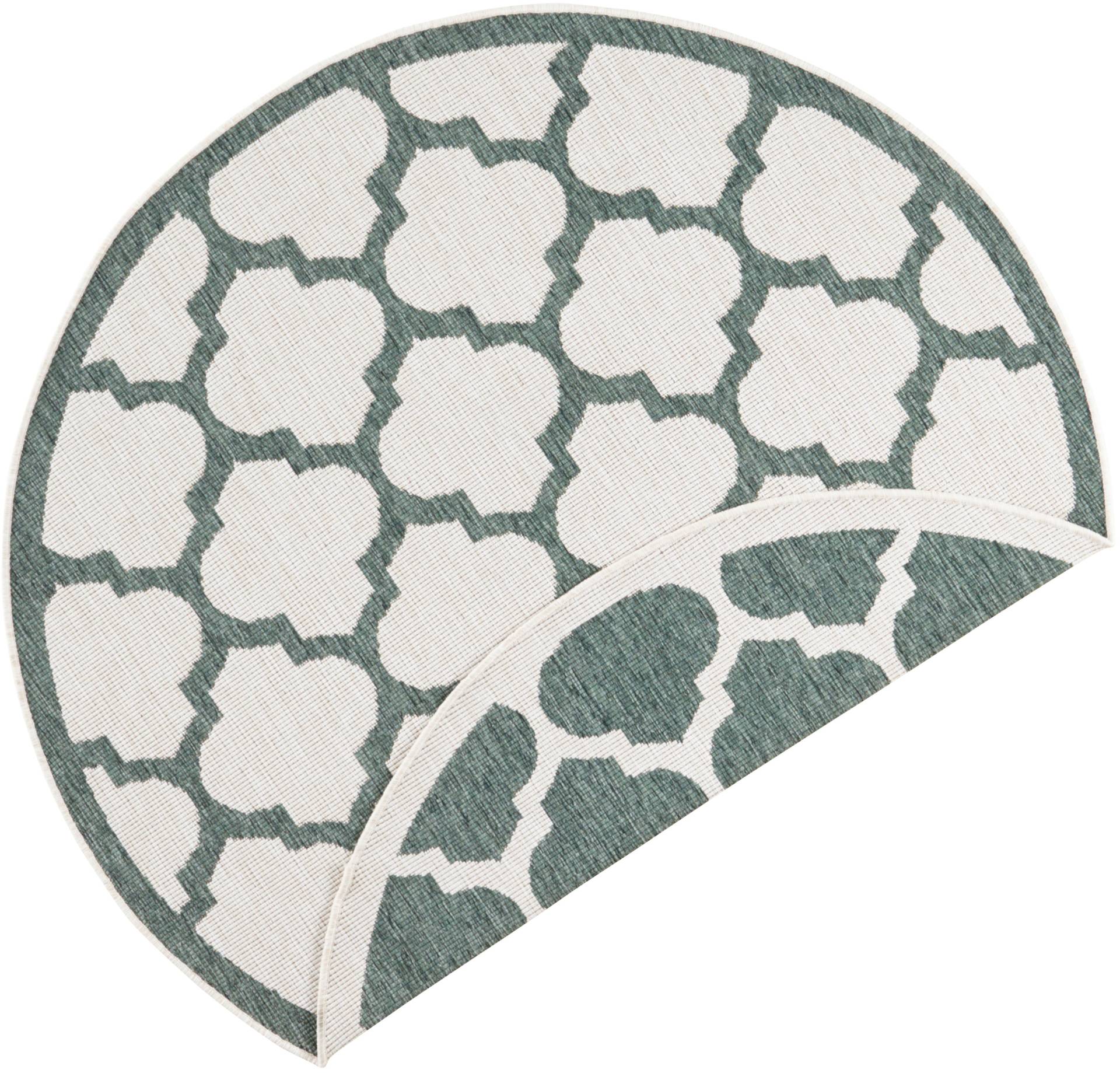 NORTHRUGS Teppich »Palermo«, rund, 5 mm Höhe, In-und Outdoor geeignet, Robust, Pflegeleicht, Flachgewebe, Wendbar NORTHRUGS Teppich »Palermo«, rund, 5 mm Höhe, In-und Outdoor geeignet, Robust, Pflegeleicht, Flachgewebe, Wendbar von NORTHRUGS