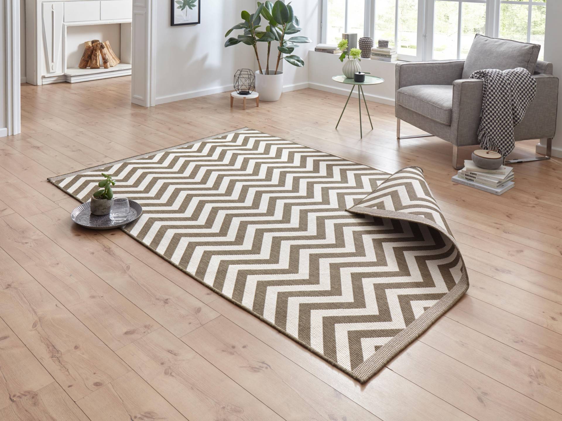 NORTHRUGS Teppich »Palma Wendeteppich«, rechteckig, 5 mm Höhe, In-& Outdoor, Wetterfest, Balkon, Läufer, Wohnzimmer, Wasserfest NORTHRUGS Teppich »Palma Wendeteppich«, rechteckig, 5 mm Höhe, In-& Outdoor, Wetterfest, Balkon, Läufer, Wohnzimmer, Wasserfest von NORTHRUGS