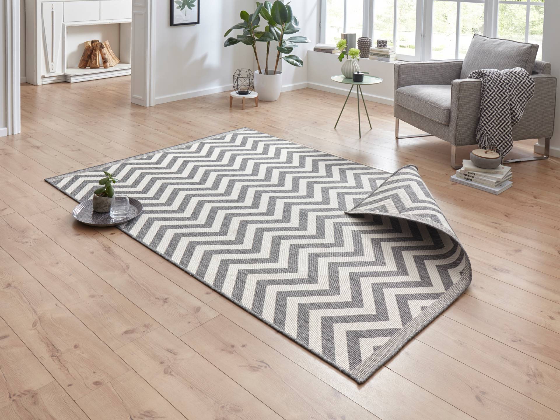 NORTHRUGS Teppich »Palma Wendeteppich«, rechteckig, 5 mm Höhe, In-& Outdoor, Wetterfest, Balkon, Läufer, Wohnzimmer, Wasserfest NORTHRUGS Teppich »Palma Wendeteppich«, rechteckig, 5 mm Höhe, In-& Outdoor, Wetterfest, Balkon, Läufer, Wohnzimmer, Wasserfest von NORTHRUGS