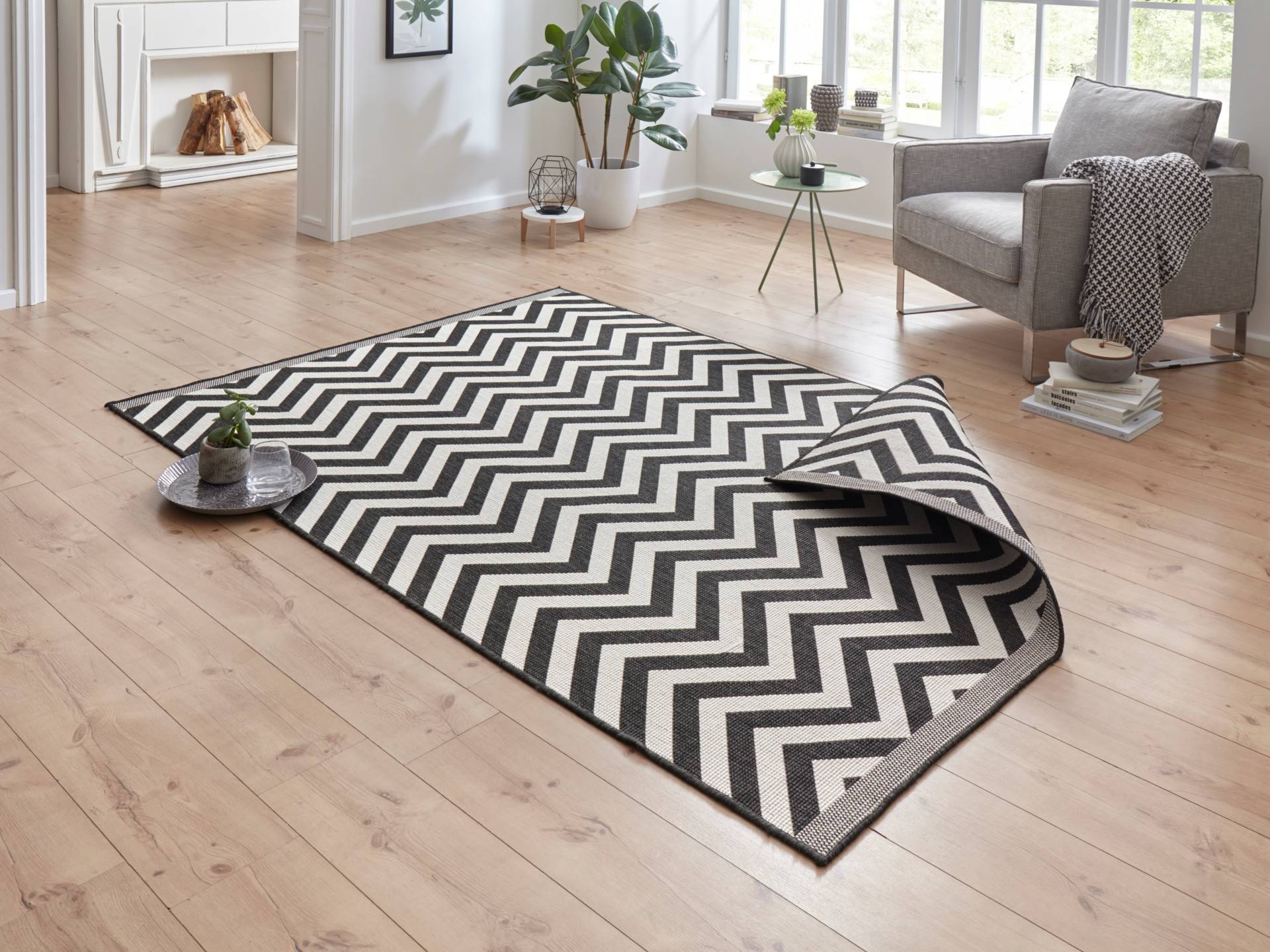 NORTHRUGS Teppich »Palma Wendeteppich«, rechteckig, 5 mm Höhe, In-& Outdoor, Wetterfest, Balkon, Läufer, Wohnzimmer, Wasserfest NORTHRUGS Teppich »Palma Wendeteppich«, rechteckig, 5 mm Höhe, In-& Outdoor, Wetterfest, Balkon, Läufer, Wohnzimmer, Wasserfest von NORTHRUGS