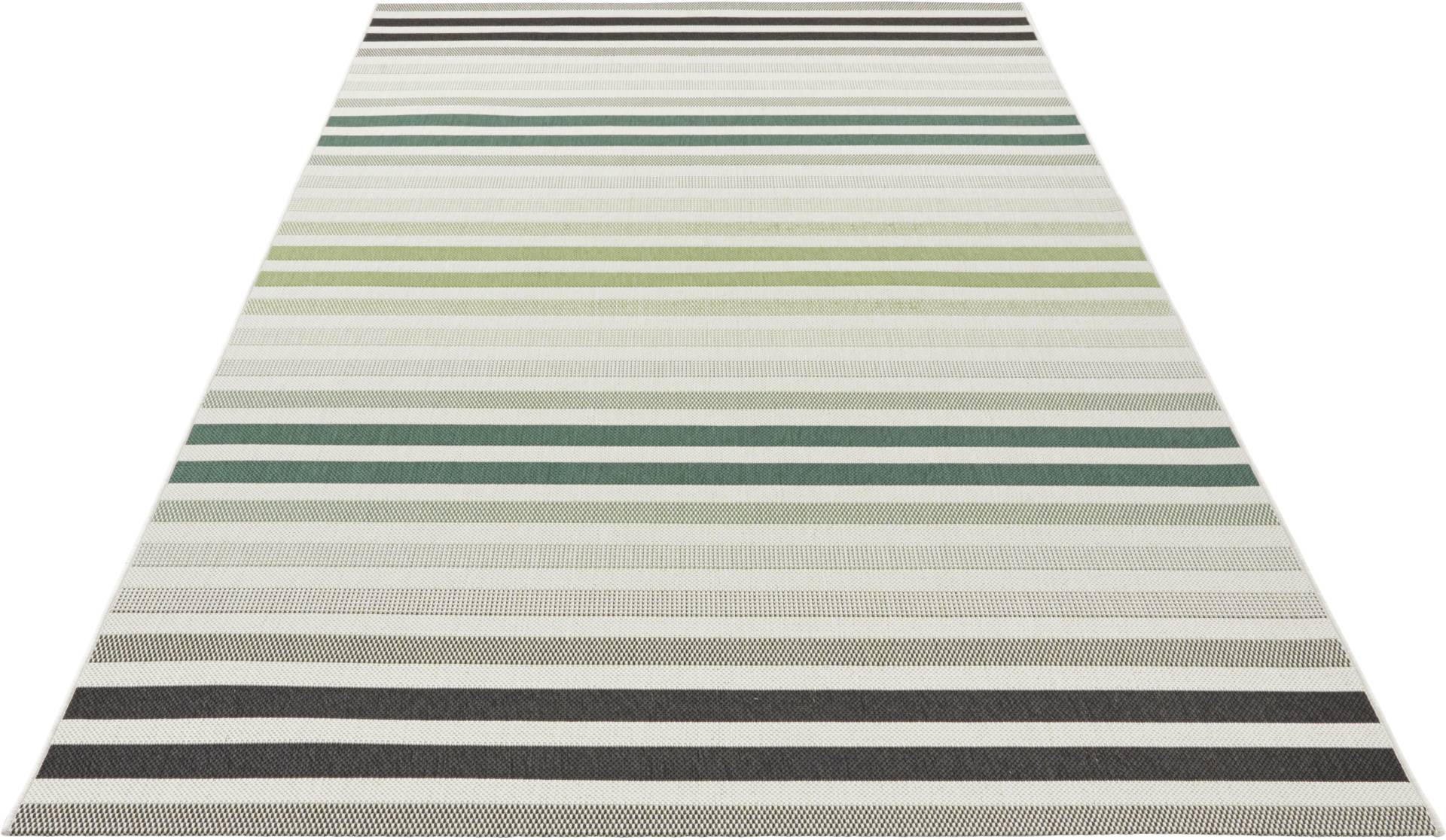 NORTHRUGS Teppich »Paros«, rechteckig, 8 mm Höhe, Streifen Design, Robust, Pflegeleicht, Flachgewebe von NORTHRUGS