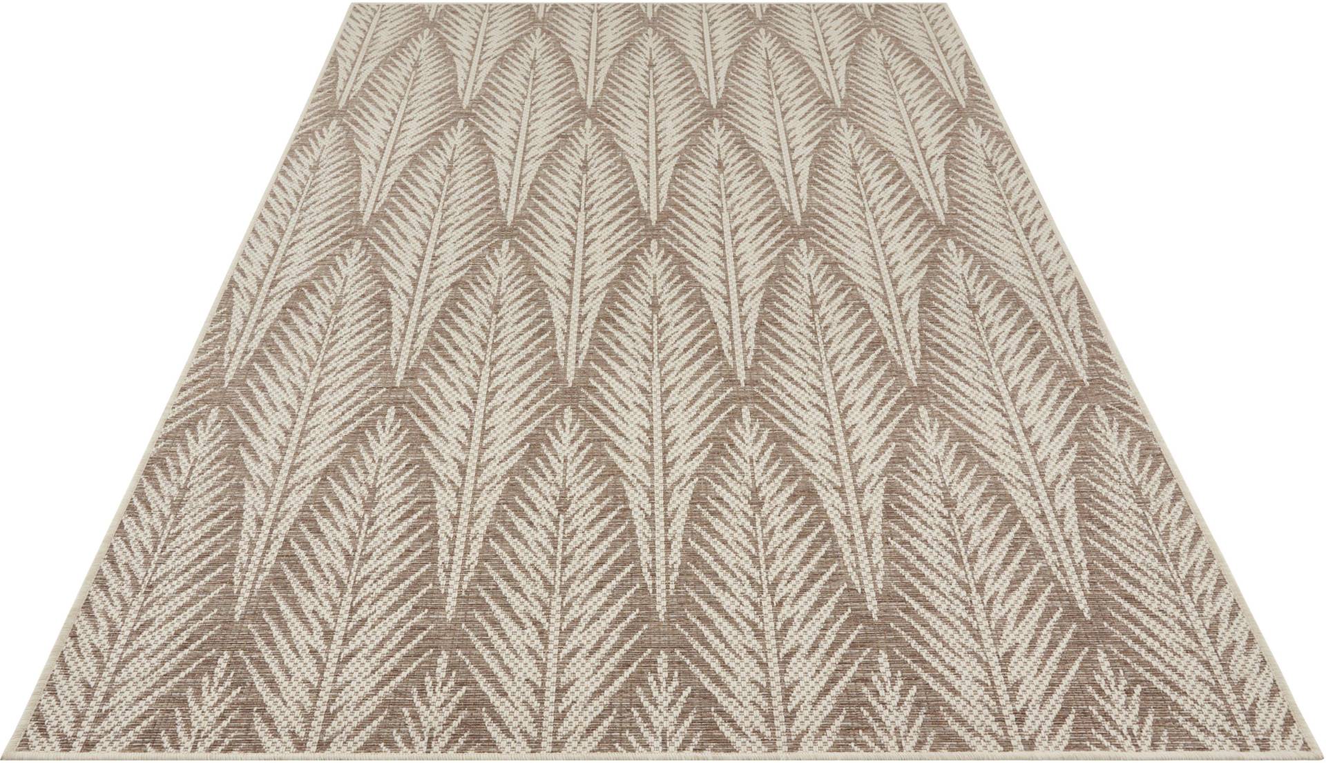 NORTHRUGS Teppich »Pella«, rechteckig, 4 mm Höhe, In-und Outdoor geeignet, Strapazierfähig und pflegeleicht, Flachgewebe von NORTHRUGS