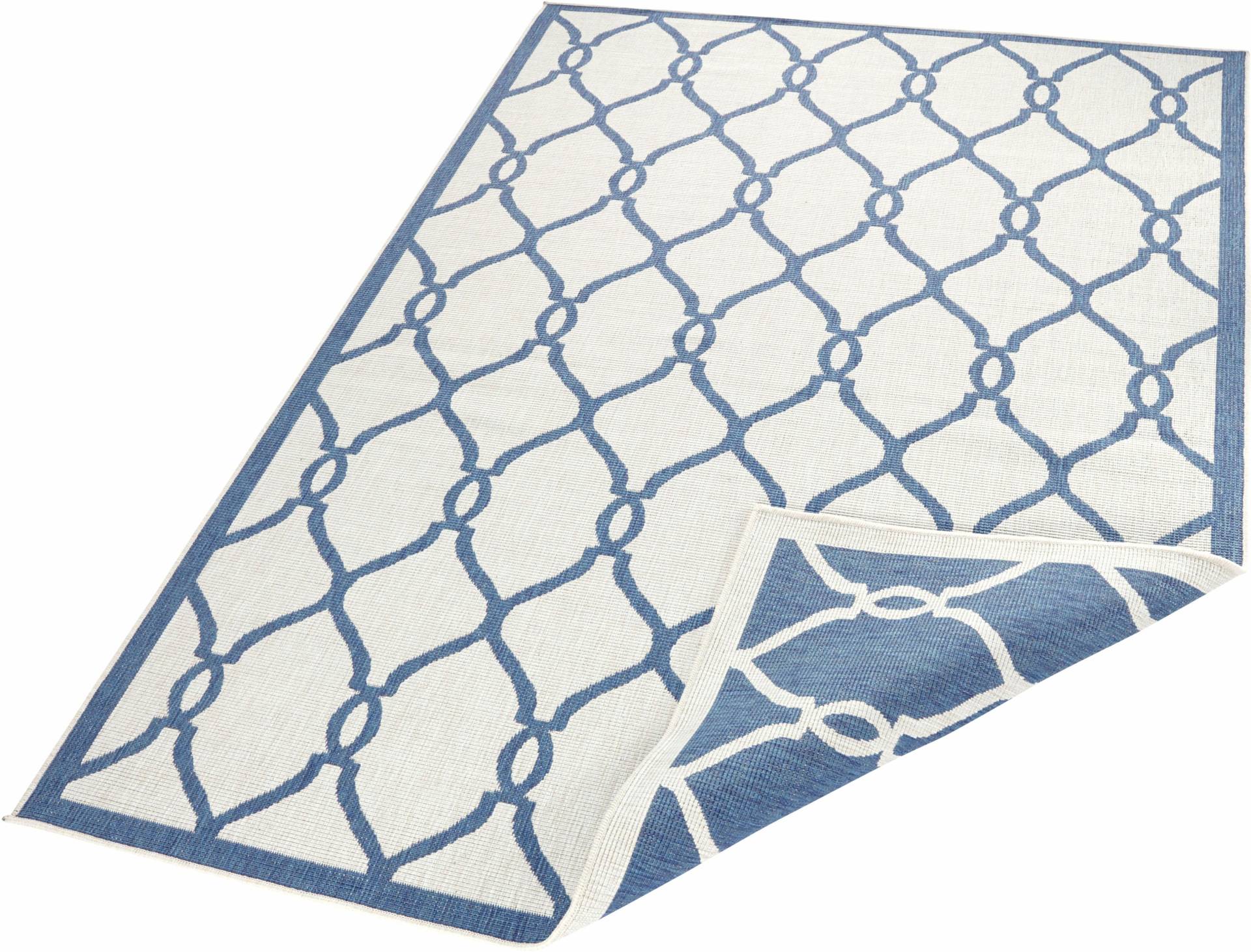 NORTHRUGS Teppich »Rimini«, rechteckig, In-und Outdoor geeignet, Robust, Pflegeleicht, Flachgewebe, Wendbar von NORTHRUGS