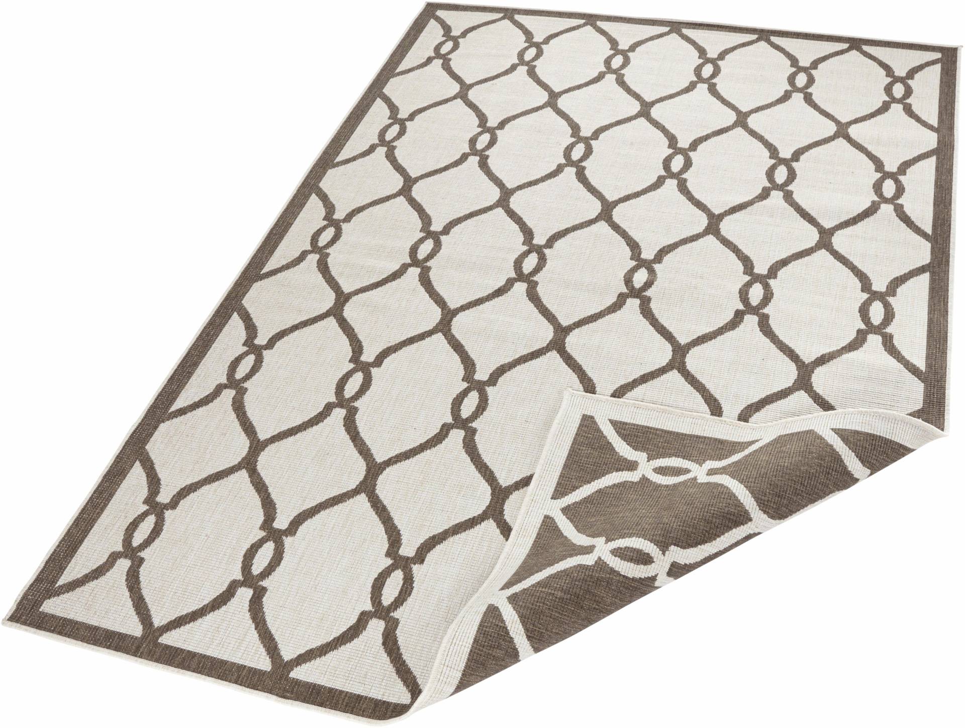 NORTHRUGS Teppich »Rimini«, rechteckig, 5 mm Höhe, In-und Outdoor geeignet, Robust, Pflegeleicht, Flachgewebe, Wendbar von NORTHRUGS