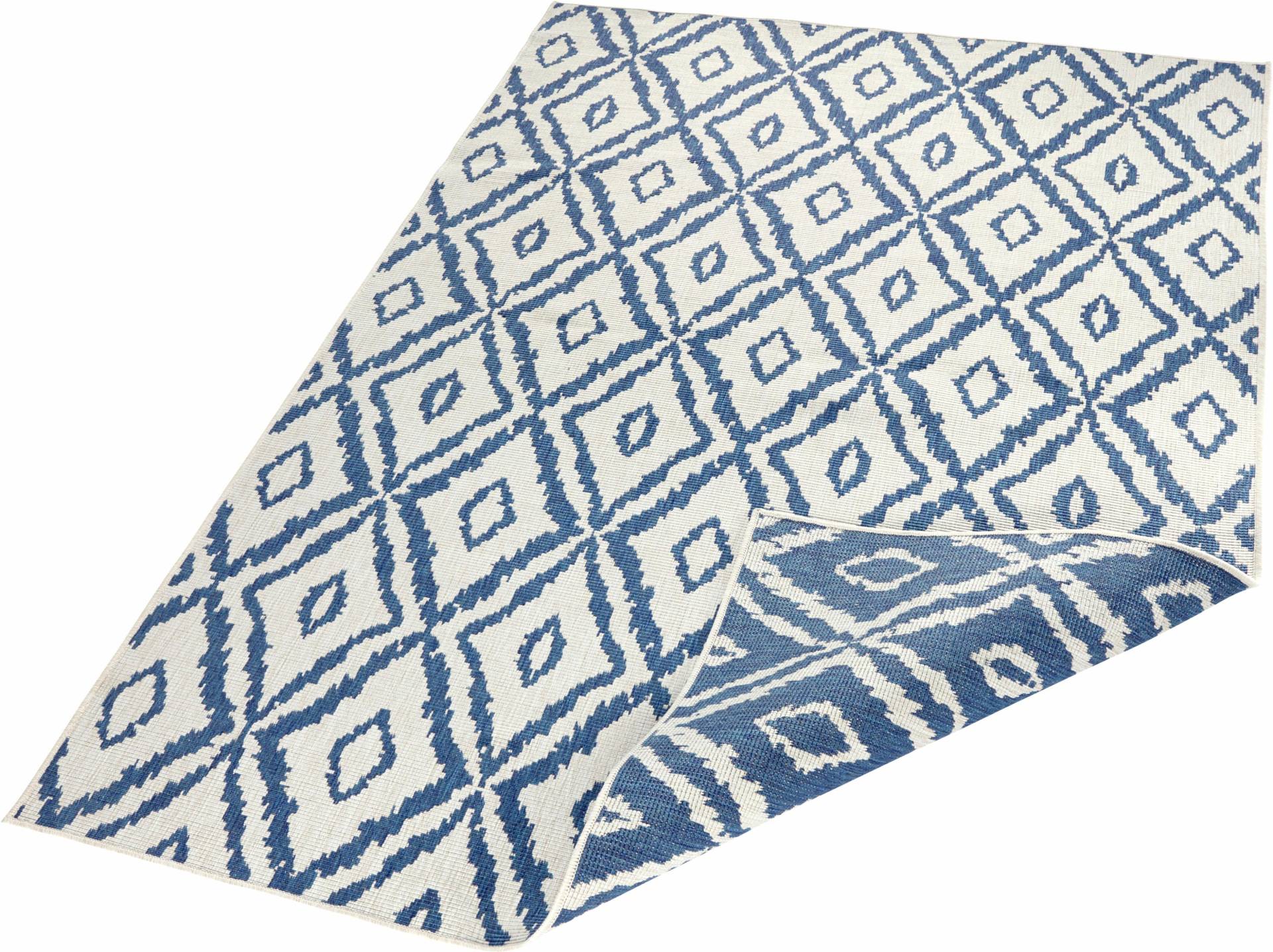NORTHRUGS Teppich »Rio«, rechteckig, 5 mm Höhe, Rauten Design, Robust, Pflegeleicht, Flachgewebe, Wendbar NORTHRUGS Teppich »Rio«, rechteckig, 5 mm Höhe, Rauten Design, Robust, Pflegeleicht, Flachgewebe, Wendbar von NORTHRUGS