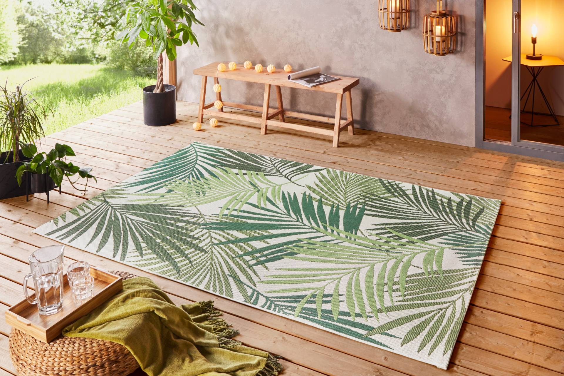 NORTHRUGS Teppich »Vai«, rechteckig, 8 mm Höhe, In- & Outdoor, Geometrisches Muster, Garten, Terrasse, Wohnzimmer NORTHRUGS Teppich »Vai«, rechteckig, 8 mm Höhe, In- & Outdoor, Geometrisches Muster, Garten, Terrasse, Wohnzimmer von NORTHRUGS