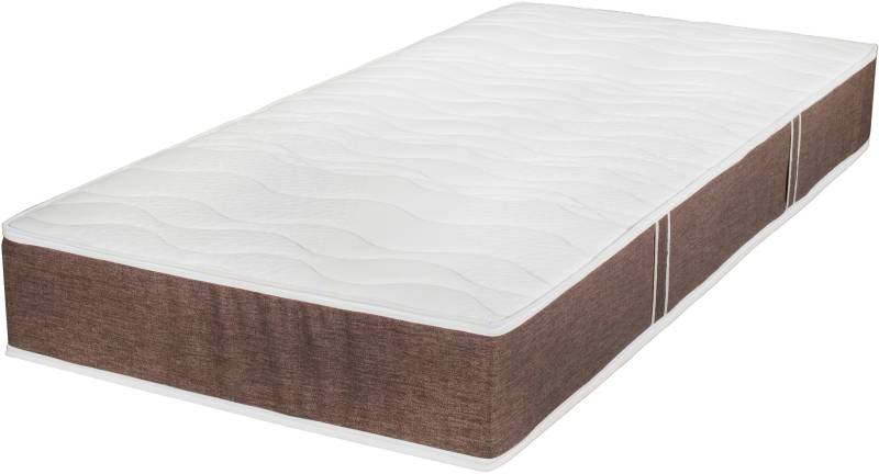 Breckle Northeim Boxspringmatratze »TFK 1000 Variant«, 25 cm hoch, Raumgewicht: 28 kg/m³, 1000 Federn, (1 St.), 7-Zonen Tonnentaschenfederkern, mit farbigem Border, Made in Germany von Breckle Northeim