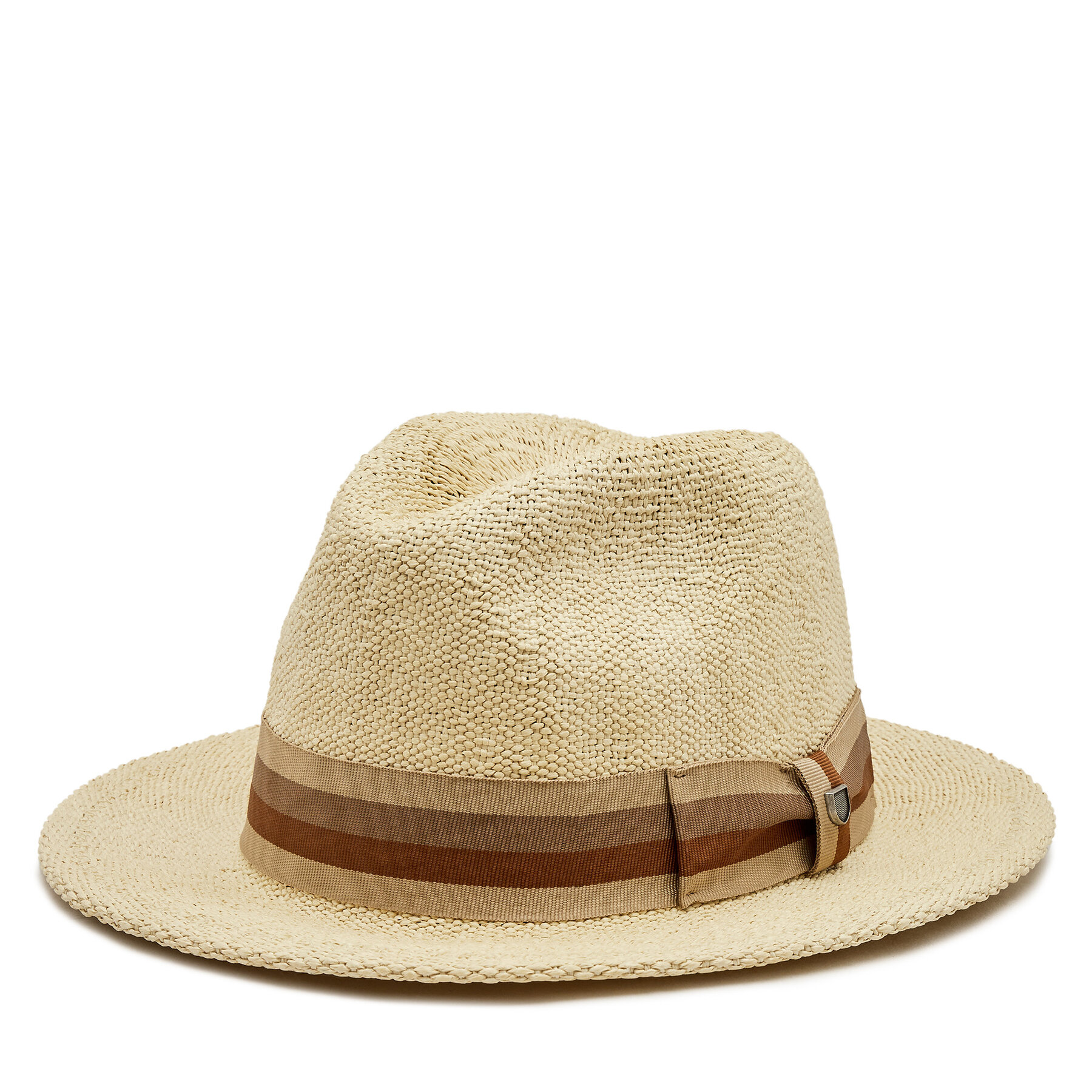 Hut Brixton Roma Straw Fedora 11614 Braun von brixton