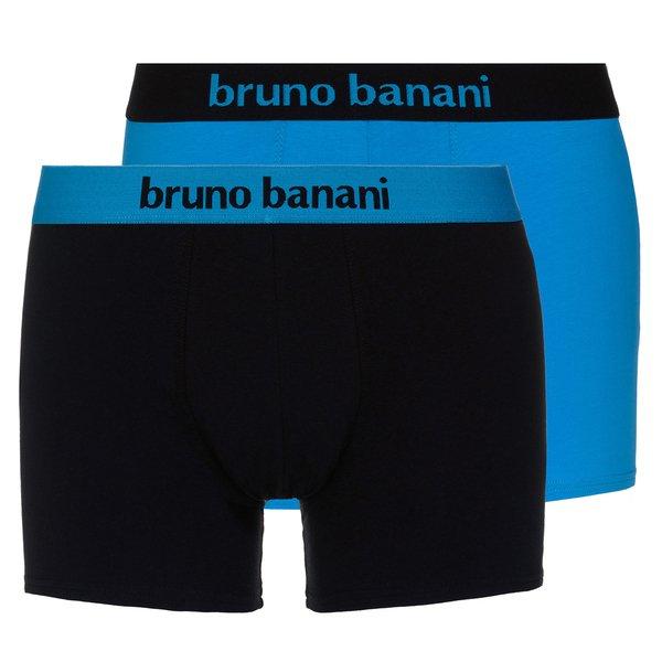 2er Pack Flowing - Short - Pants Herren Blau XL von bruno banani