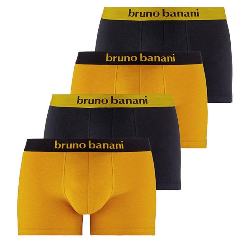 4er Pack Flowing - Retro Short Pant Herren Gelb Bunt M von bruno banani