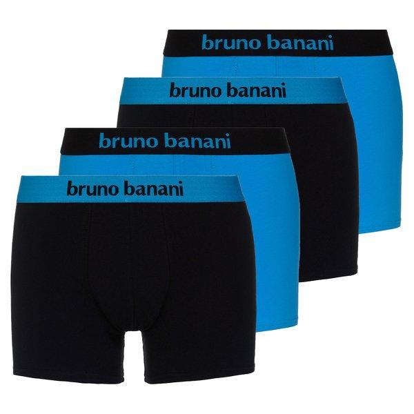 4er Pack Flowing - Short - Pants Herren Blau XXL von bruno banani