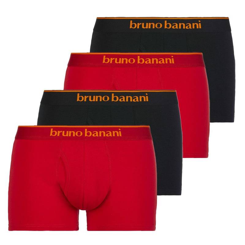 4er Pack Quick Access - Retro Short Pant Herren Rot Bunt M von bruno banani