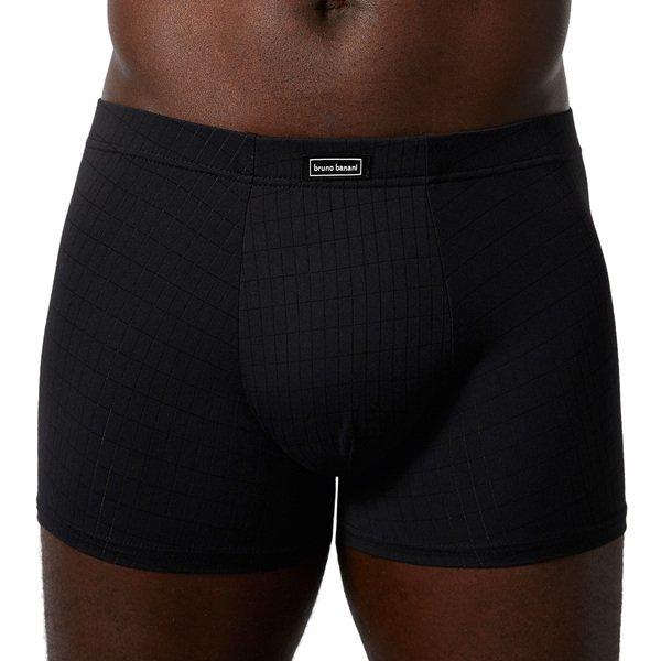 2er Pack Check Line 2.0 - Short Pant Herren Schwarz L von bruno banani