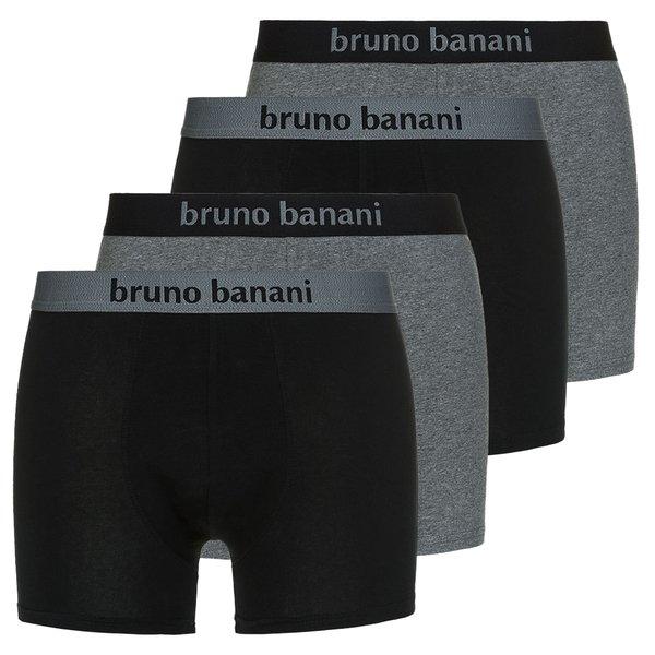 4er Pack Flowing - Short - Pants Herren Grau M von bruno banani