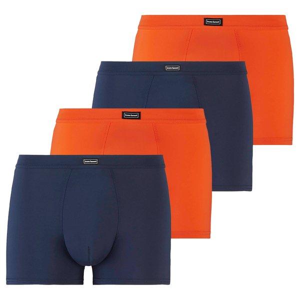 4er Pack Micro Simply - Pants Short Herren Dunkelorange S von bruno banani