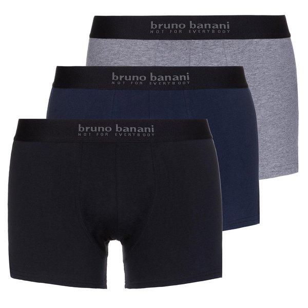 Bruno Banani - 3er Pack Energy Cotton Short Pants, für Herren, Blau Denim, Größe S von Bruno Banani