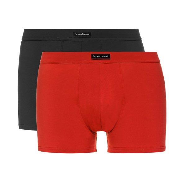 Bruno Banani - Boxershort  2er Pack Bequem sitzend, für Herren, Grau, Größe S von Bruno Banani