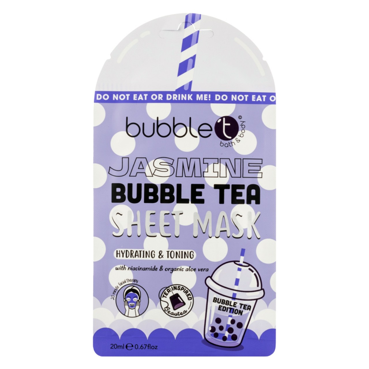 bubble t - Face Sheet Mask Jasmine von bubble t