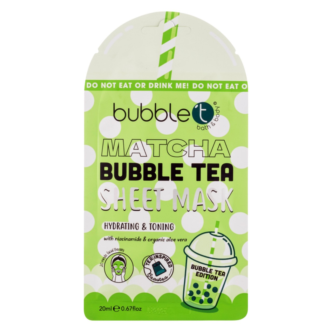 bubble t - Face Sheet Mask Matcha von bubble t