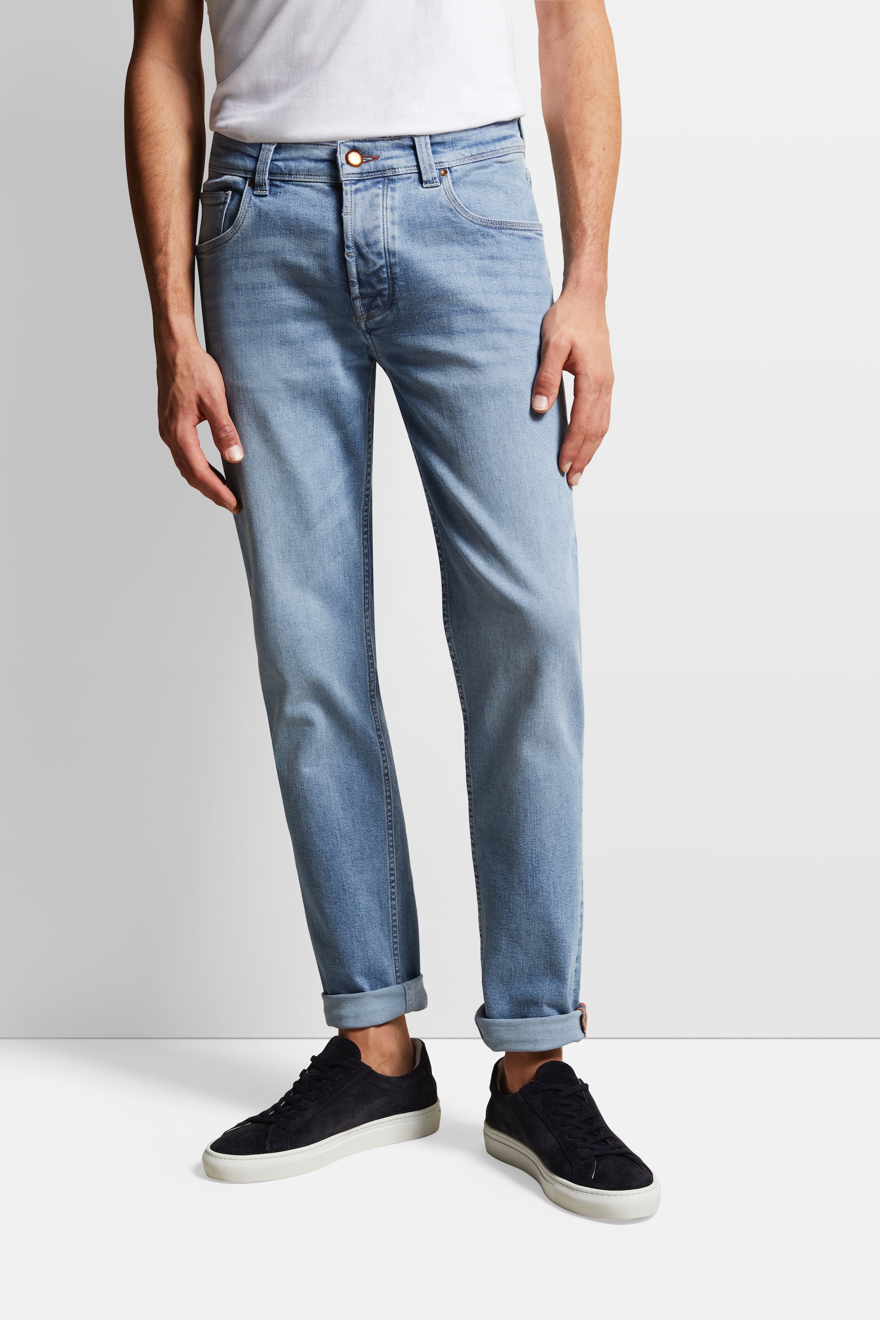 bugatti 5-Pocket-Jeans, aus elastischer Baumwolle von bugatti