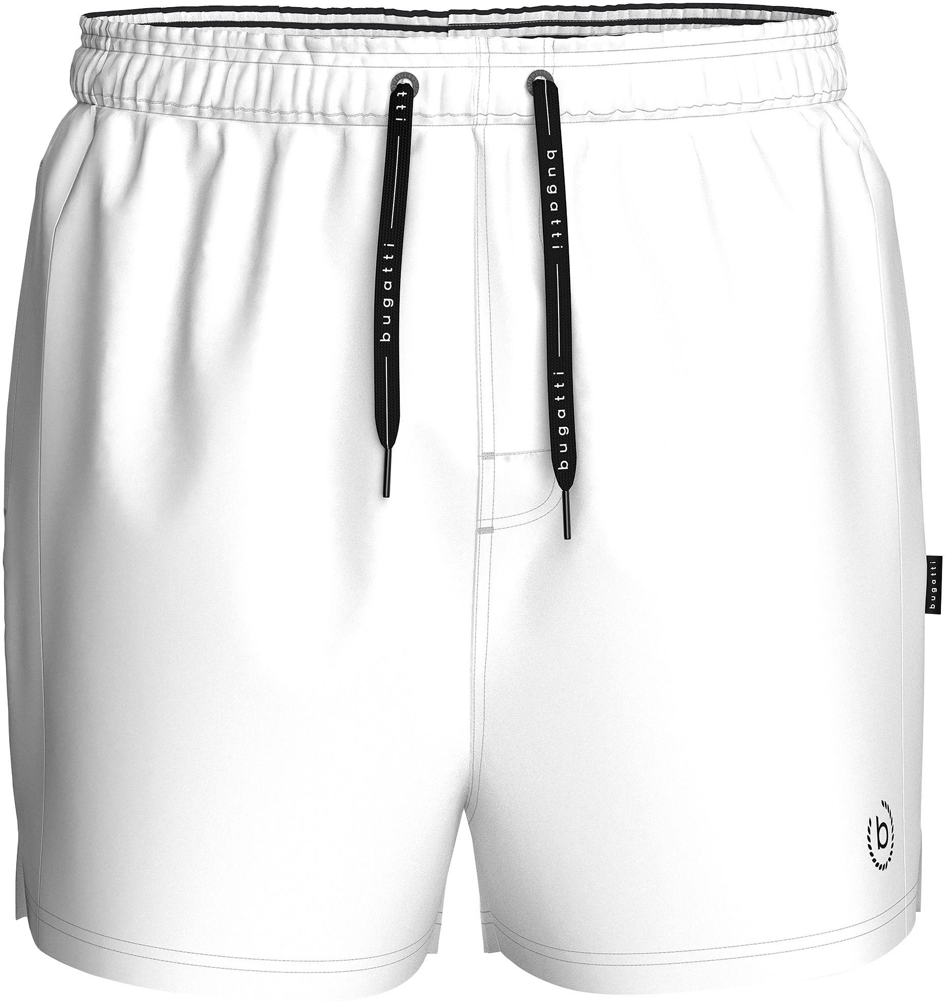 bugatti Badehose, mit Markenschriftzug an den Kordeln bugatti Badehose, mit Markenschriftzug an den Kordeln von bugatti