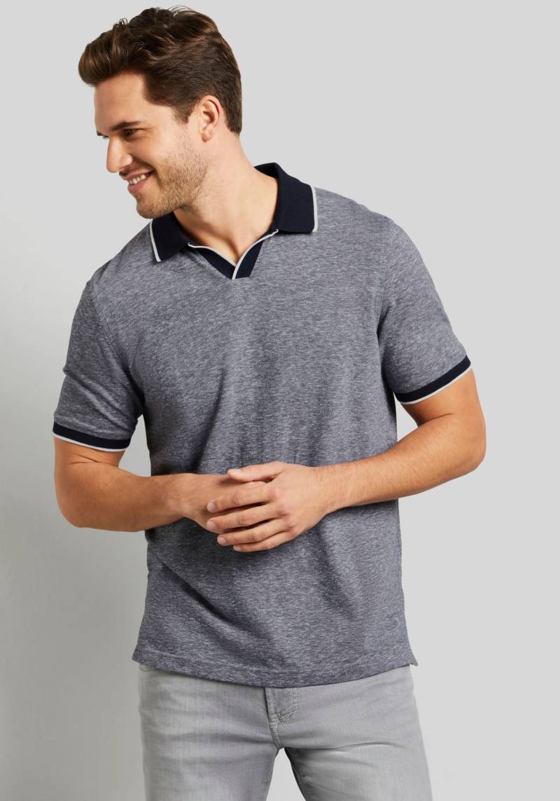 bugatti Poloshirt, in 2-tone-Optik von bugatti