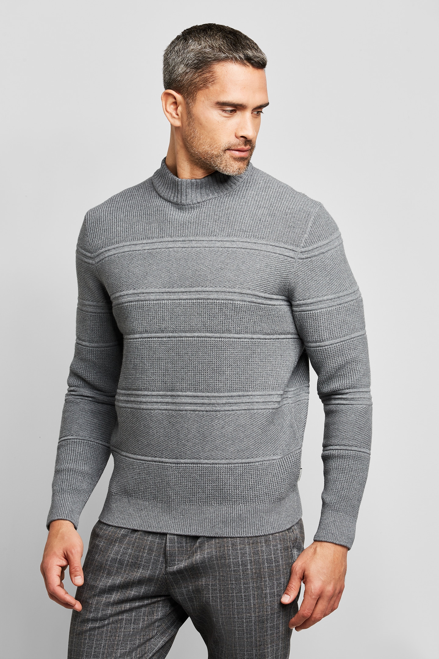 bugatti Rollkragenpullover, mit Cashmere-Anteil von bugatti