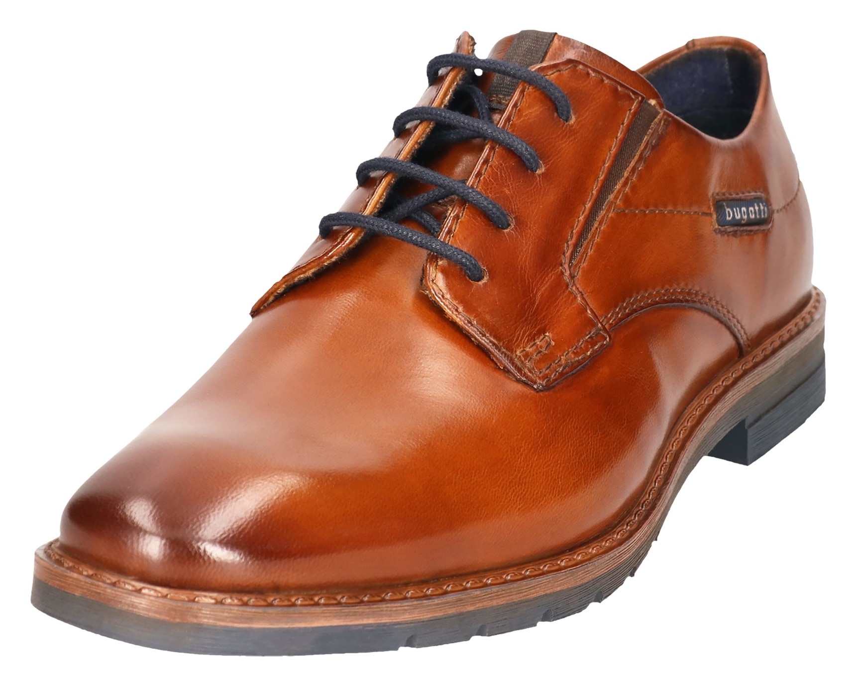 bugatti Schnürschuh, Businessschuh, Abendschuh mit kleinen Stretcheinsätzen, Weite G bugatti Schnürschuh, Businessschuh, Abendschuh mit kleinen Stretcheinsätzen, Weite G von bugatti