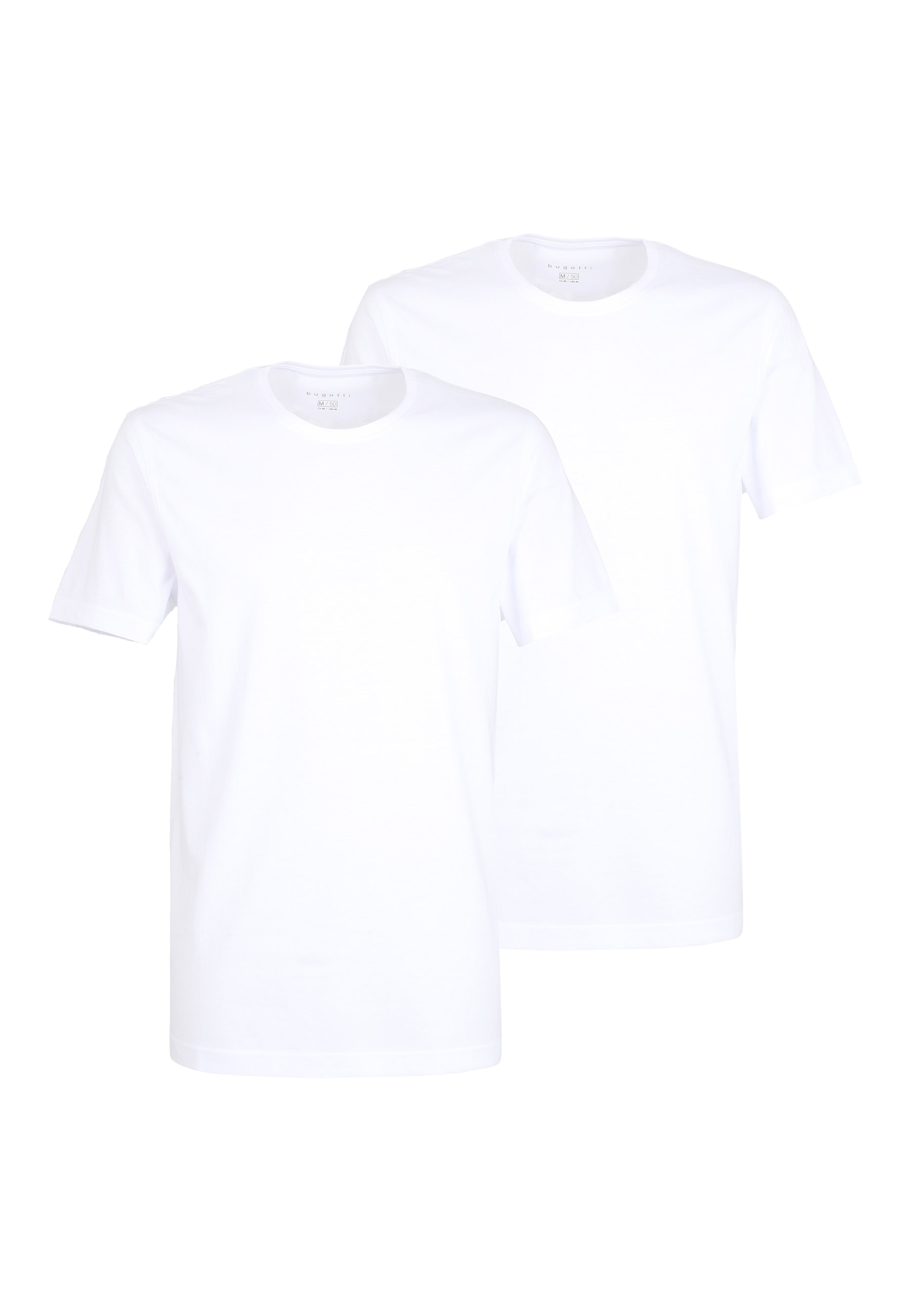 bugatti T-Shirt »BUGATTI Herren T-Shirt uni 2er Pack«, mit Rundhals-Ausschnitt bugatti T-Shirt »BUGATTI Herren T-Shirt uni 2er Pack«, mit Rundhals-Ausschnitt von bugatti