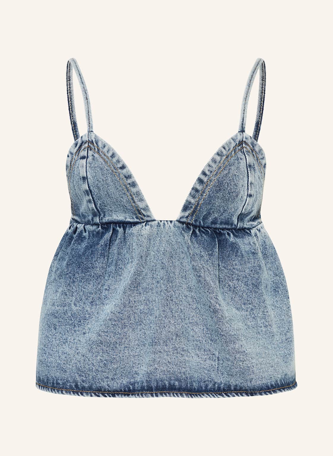 By Aylin Koenig Jeans-Top Hilda blau By Aylin Koenig Jeans-Top Hilda blau von by Aylin Koenig