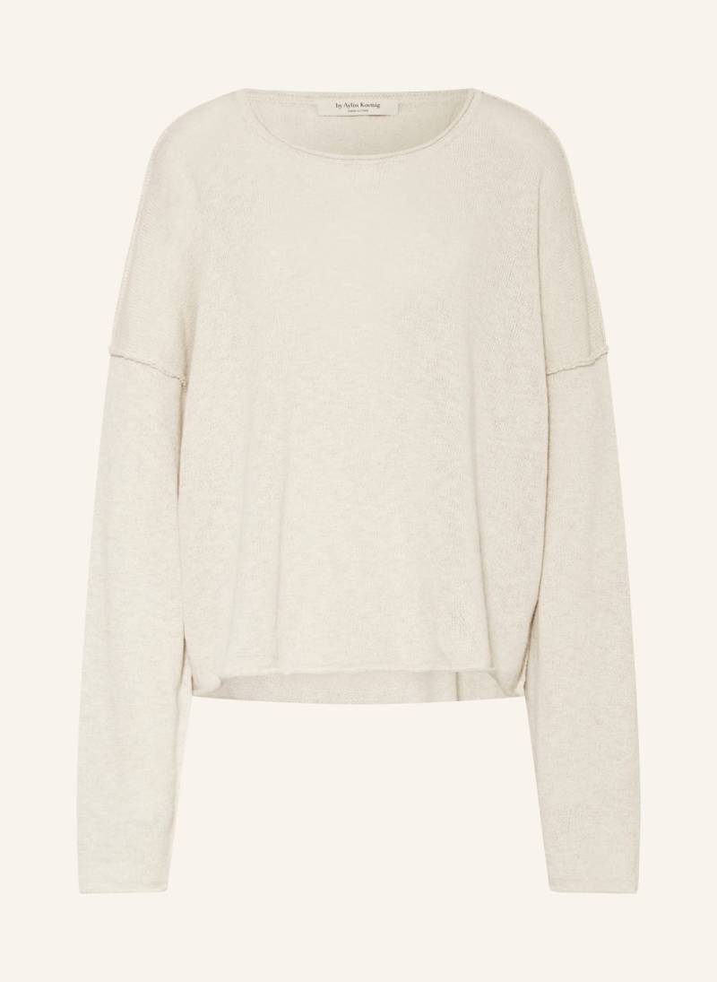 By Aylin Koenig Pullover Miley Mit Leinen beige von by Aylin Koenig