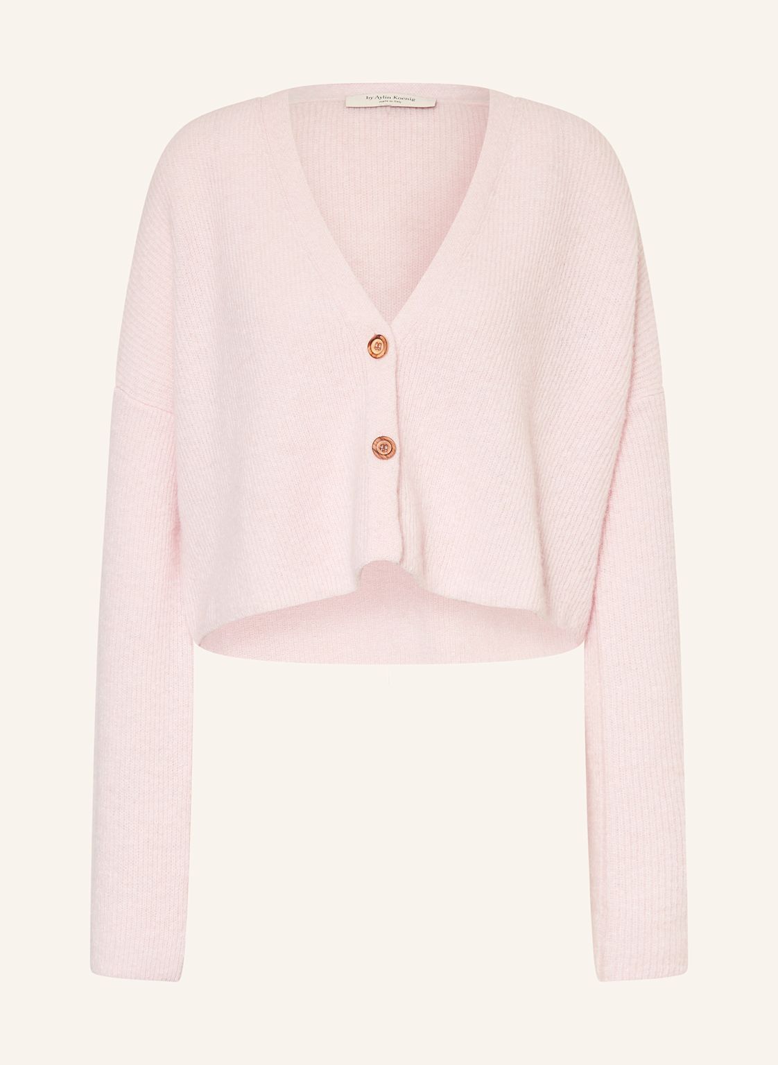 By Aylin Koenig Strickjacke Aus Alpaka rosa By Aylin Koenig Strickjacke Aus Alpaka rosa von by Aylin Koenig