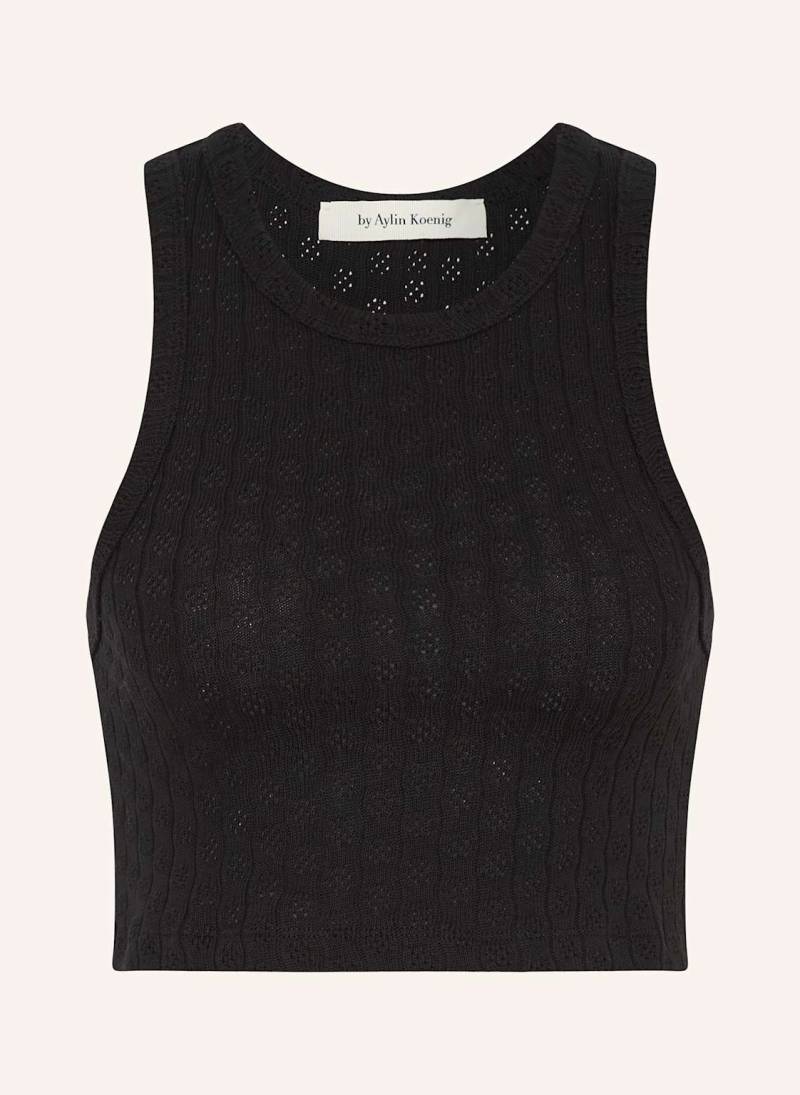 By Aylin Koenig Stricktop Raya schwarz von by Aylin Koenig