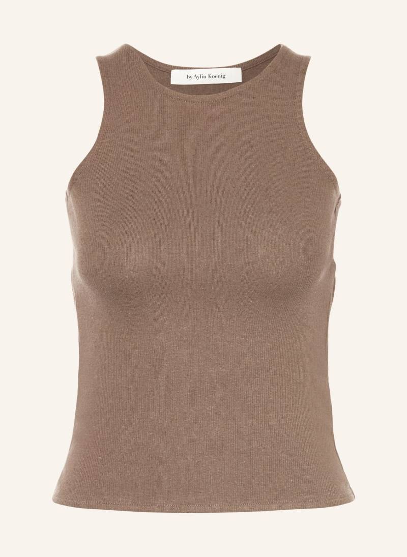 By Aylin Koenig Top Maya Mit Cut-Out braun von by Aylin Koenig