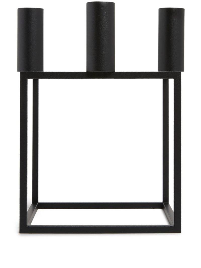 Audo Kubus metal candle holder - Black von Audo