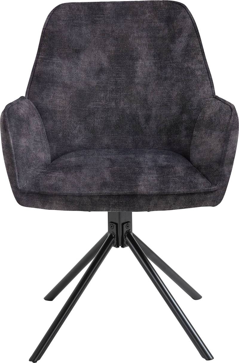 byLIVING Esszimmerstuhl »Blair«, (Set), 2 St., Samtstoff Velvet, 2er-Set, 360 Grad drehbar, gemütlicher Sessel, verschiedenen Stoffe von byLIVING