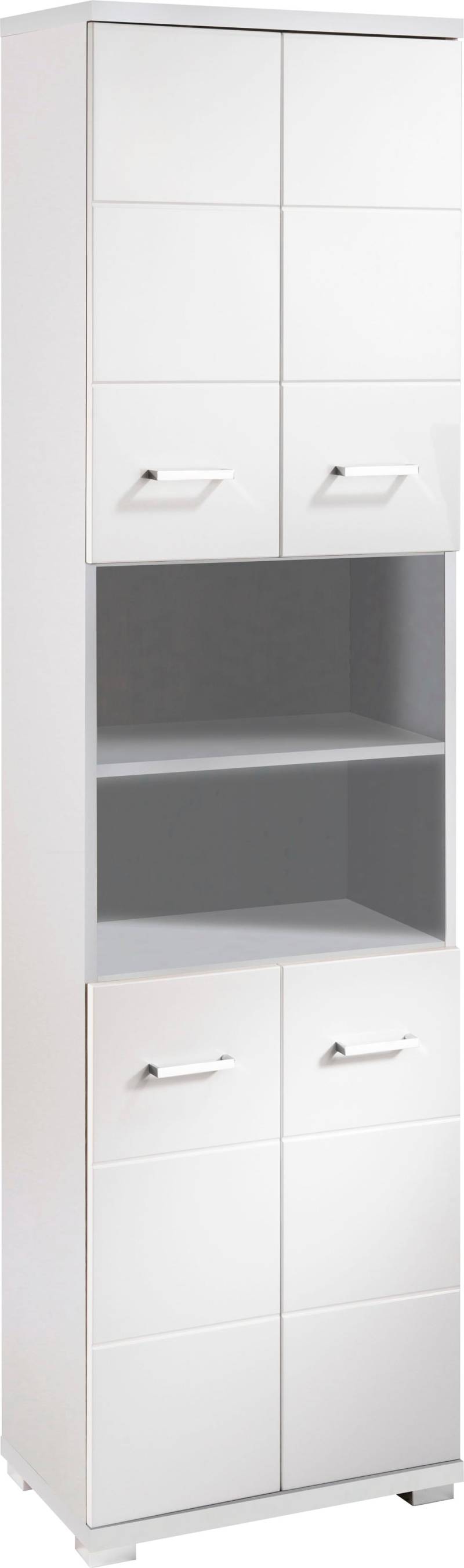 byLIVING Hochschrank »Nebraska«, Breite 50 cm, Badezimmerschrank mit Metallgriffen, viel Stauraum von byLIVING